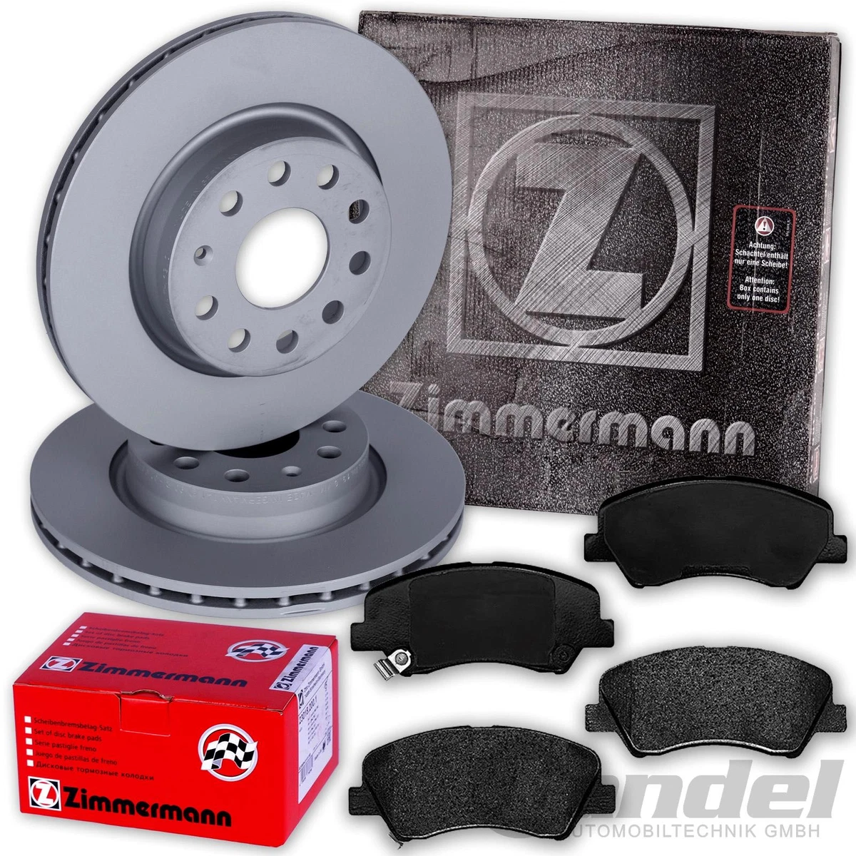 Гальмівні колодки та диски Zimmermann для BMW 6 Кабріолет - Надійність і безпека