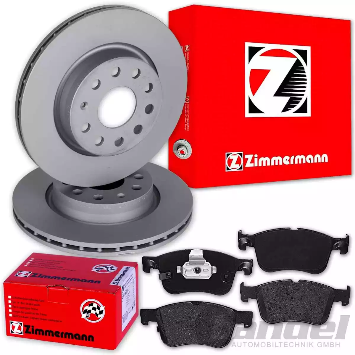 Гальмівні диски та колодки Zimmermann для Toyota Auris Touring Sports (_E18_)