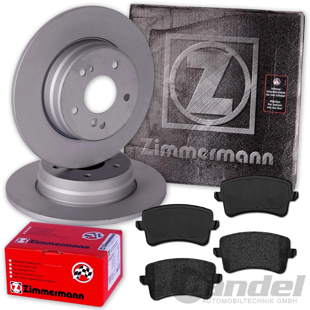 Гальмівні колодки та диски Zimmermann для MAZDA 323 S VI (BJ) 1.6 – гарантія безпеки