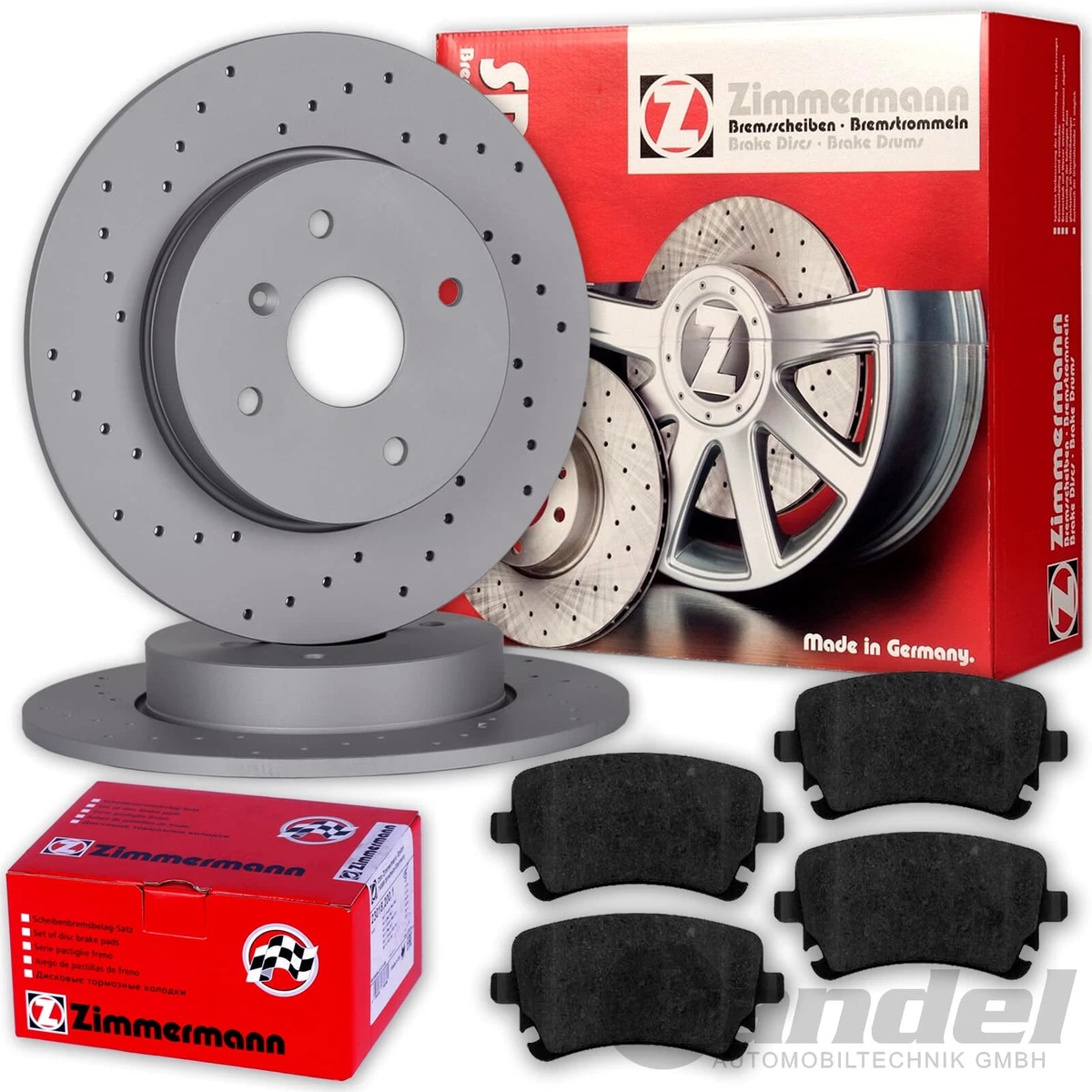 Гальмівні колодки та диски Zimmermann для JEEP CHEROKEE (KL) — безпека і якість