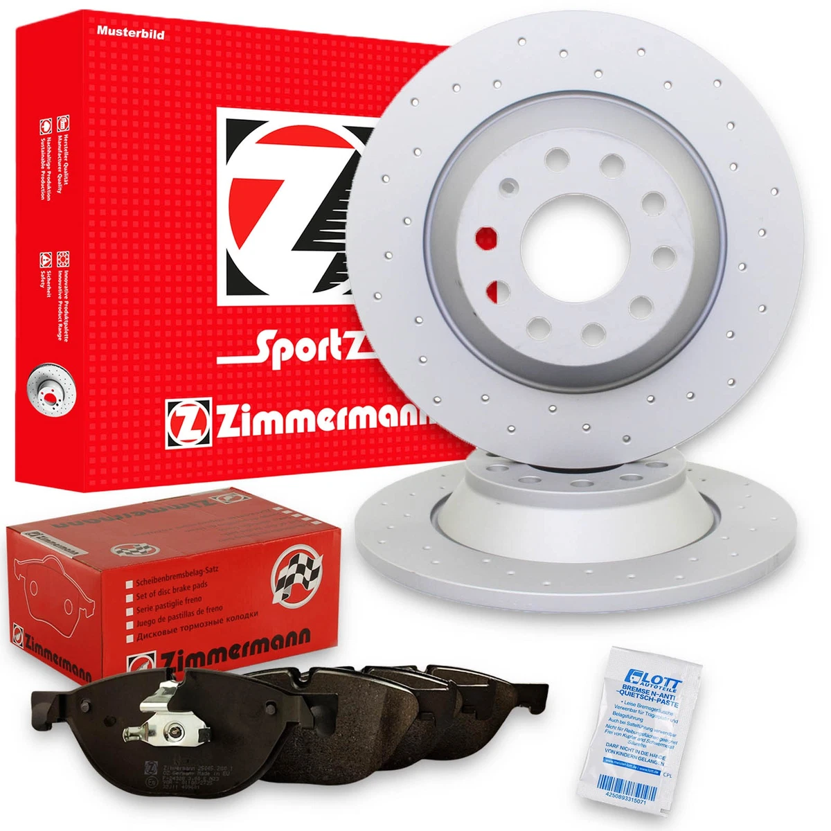 Otto-Zimmermann гальмівні диски та колодки для SKODA OCTAVIA