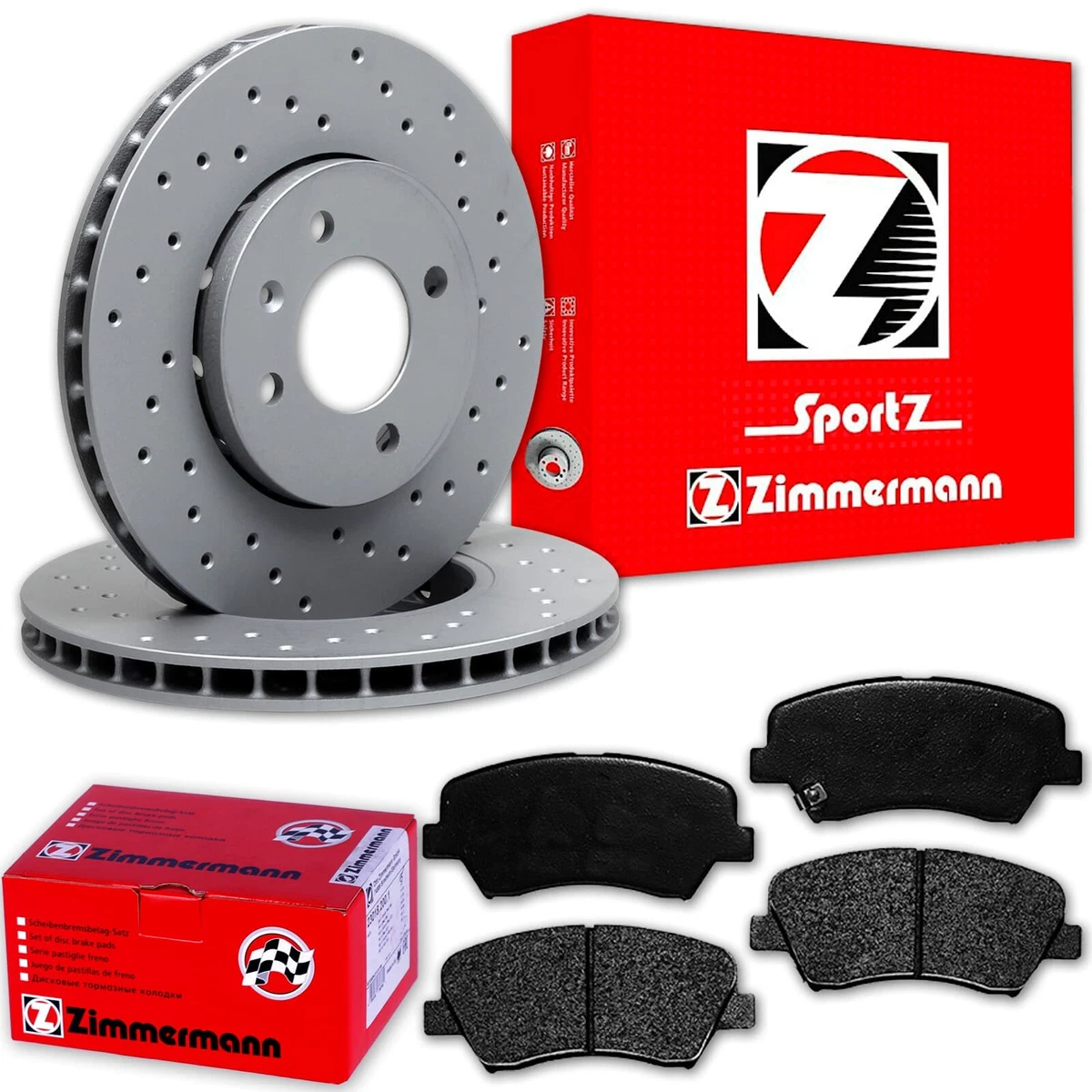 Гальмівні диски та колодки Zimmermann для Mitsubishi Galant IV (E3_A)