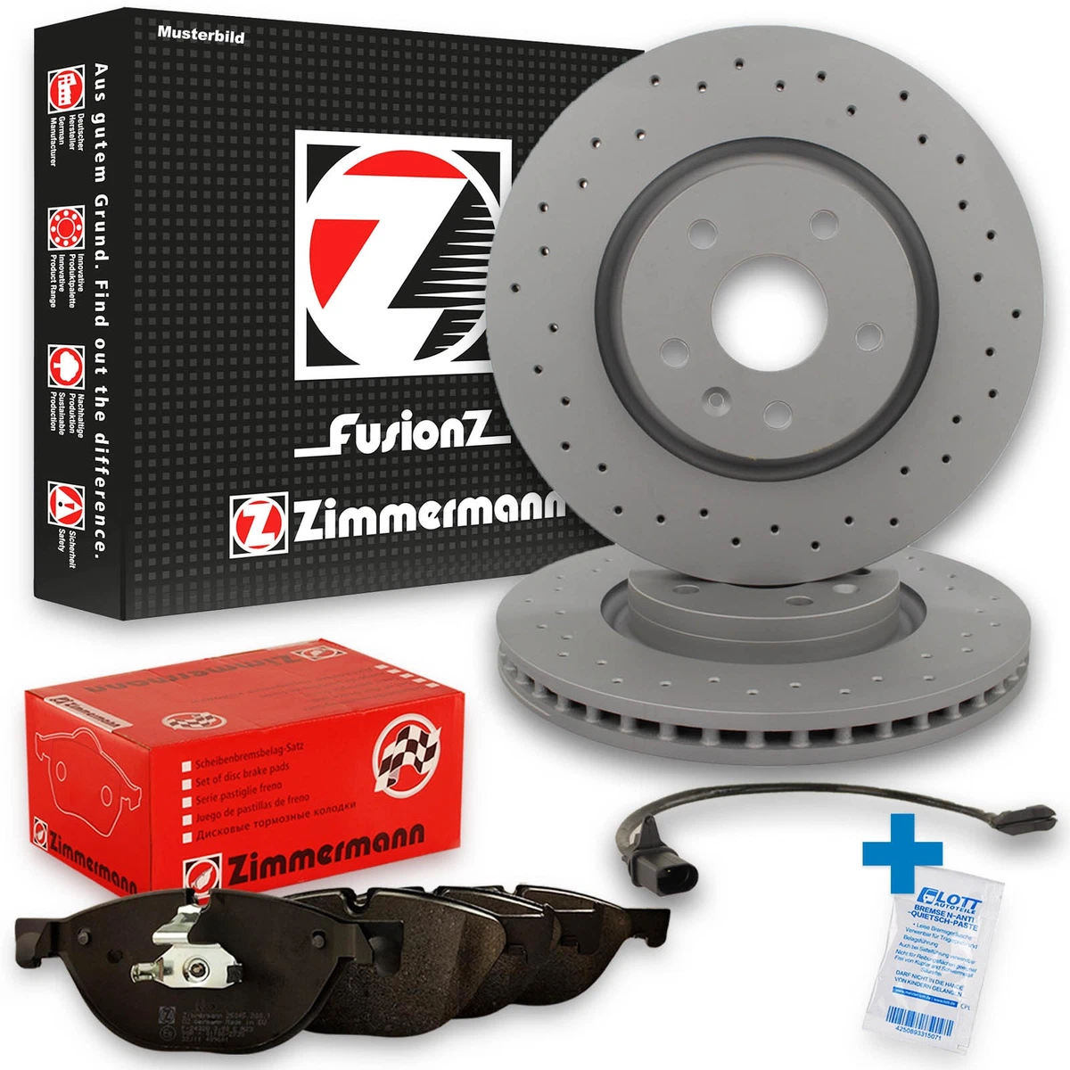 Безпечне гальмування з Zimmermann для Mazda 3 (BL) 2.2 MZR CD