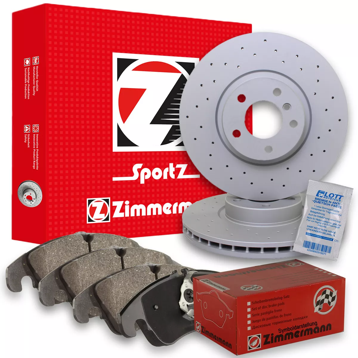 Гальмівні колодки та диски Zimmermann для KIA Sorento III (UM) 2.4 GDI