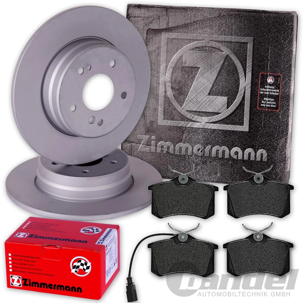 Гальмівні системи Zimmermann для HONDA CIVIC VI FASTBACK — безпека та якість