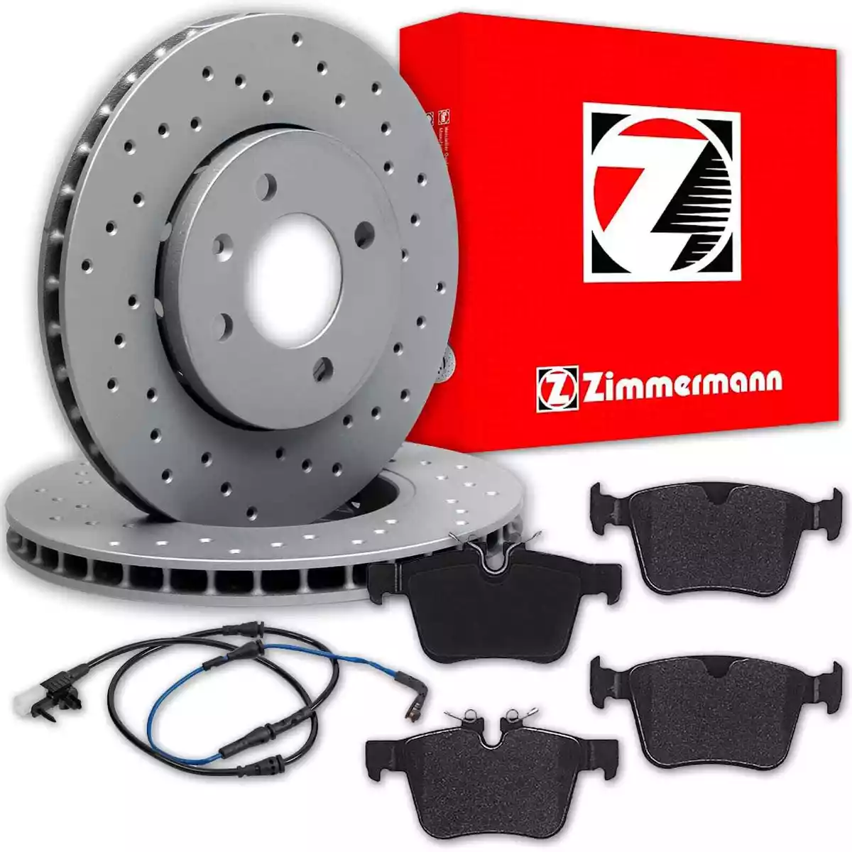 Гальмівні колодки та диски Zimmermann для Mitsubishi Lancer VII Kombi